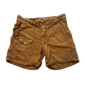 Anthropologie tan Wanderer mid-length shorts size 27